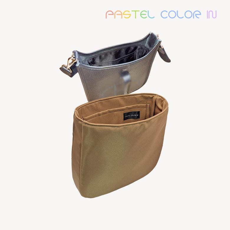 Lckaey Geldbörsen-Einsatz-Organizer für Evelyne 16 Mini-Taschen, TPM-Einsatz, Handtaschen-Organizer, 1003black-S