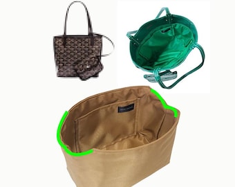 Se adapta a los insertos de bolso de nailon impermeables Anjou Mini COLOR PASTEL EN el organizador de bolsos