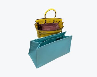 Fits Birkin 30 Waterproof Nylon Purse Inserts PASTEL COLOR IN Bag Organizer