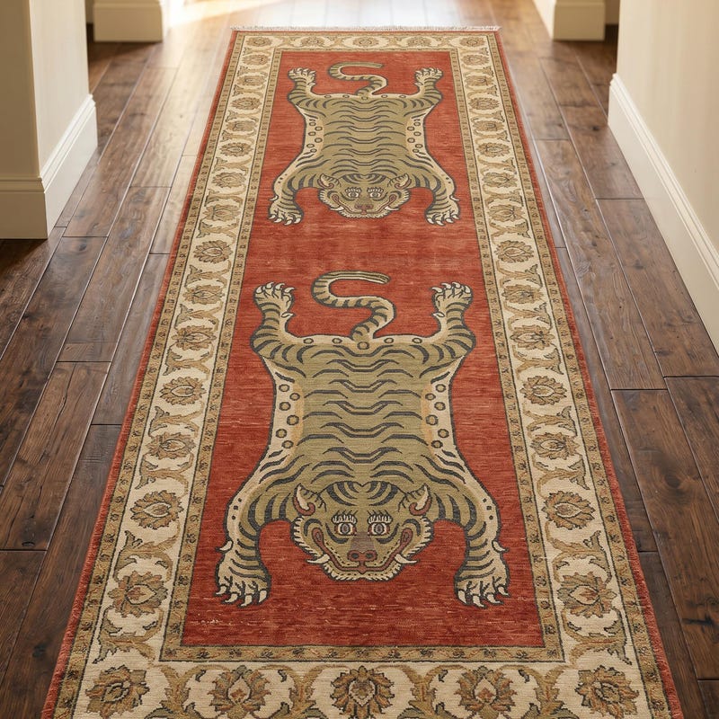 Tiger Rug - Etsy
