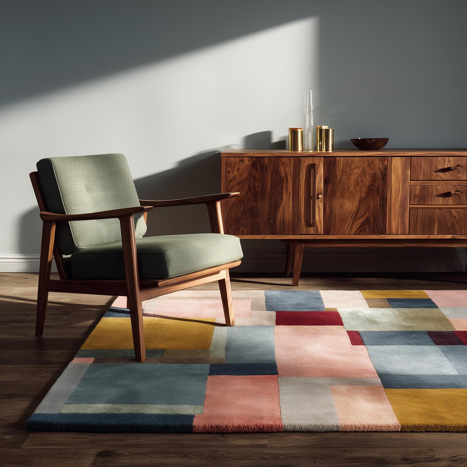 Tapis coloré