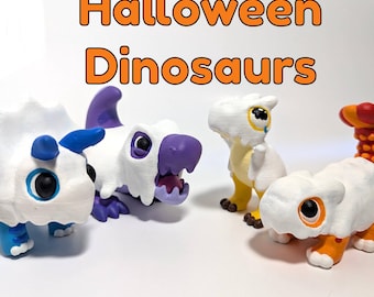 Halloween Dinosaur 3D Prints By 3DPocketCreatures
