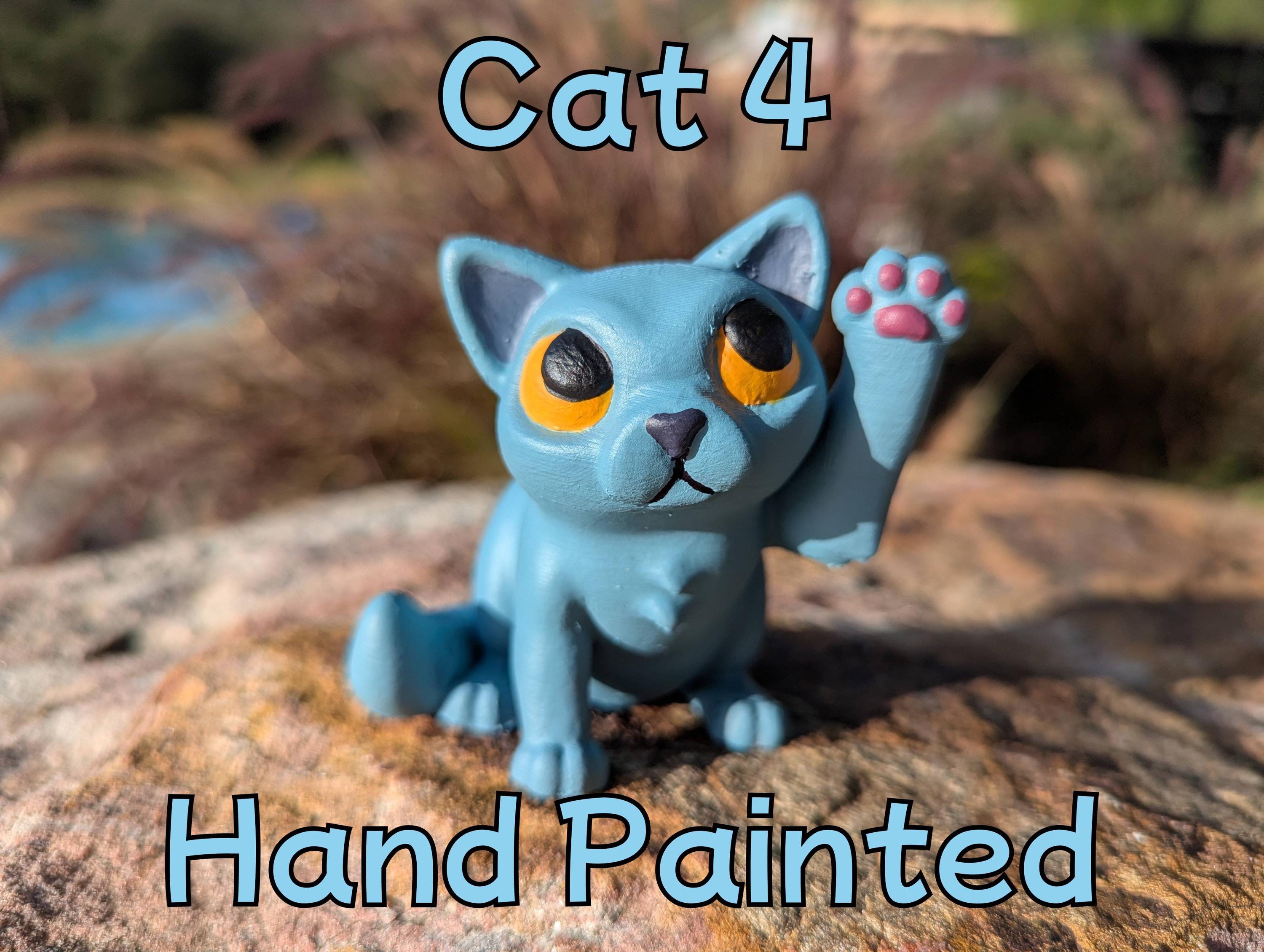 Cat 3D Print by 3dpocketcreatures - Etsy