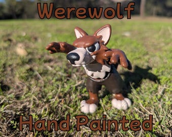 Werewolf 3D Print by 3DPocketCreatures