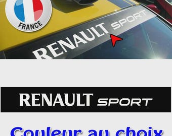 Renault Sport sun visor - Sticker for Mégane RS, Clio, Twingo 001N