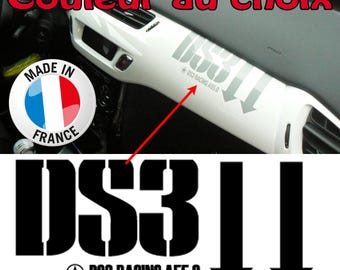 DS3 Dashboard Stickers - Citroën Racing DS 3 Interior Panel - 112