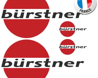 4 Bürstner Stickers - Motorhome Caravan -274