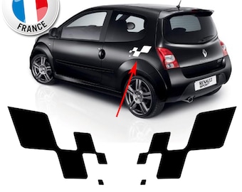 Renault Sport Checkered Stickers - Stripping Clio Megane Twingo - 058