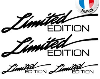 4 Limited Edition Stickers 20cm - Choice of Colour - 046