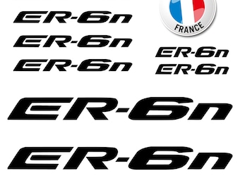 8 ER-6N Stickers - Kawasaki ER 6N Stickers ER6N- 279