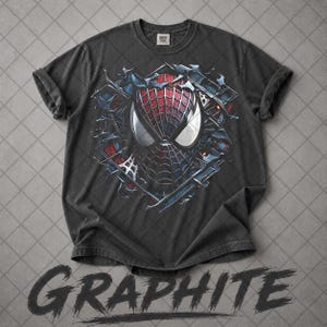 Comfort Colors Vintage Face Spider-Man T-Shirt, MCU Fan Tee T-Shirt, Gift For Man & Woman Unisex T-Shirt image 4