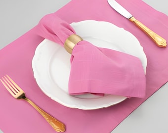 Stonewashed Organic Cotton Dinner Napkins, Reusable Table Napkins