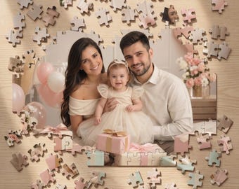 Personalized Photo Puzzle, Custom Picture Puzzle, Family Photo Jigsaw Puzzle, Personalized Gift, Memorial Puzzle, Wedding Photo Puzzle