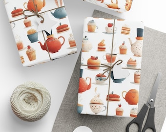 Alice in Wonderland Tea Party Wrapping Papers | Gift Wrap Sheets