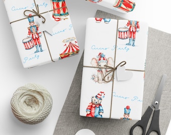 Circus Pattern Wrapping Papers | Circus Gift Wrap