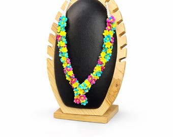 Radha Krishna Idol handgemachte Blumengirlande Mandir Zubehör Mala Gebet Puja Mala