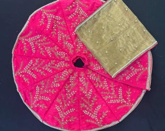 64kala Mata rani pink Kleid in aufwendiger Handarbeit hergestellt