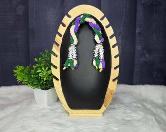 Handgefertigte Blumensteckschaum Chandrika | Radha Krishna Idol Dekor | Andere Devi Shringar