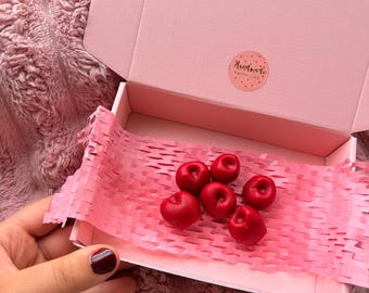 Cherry Kiss Wachsmelts | Handgemachte Duftwachse in Kirschform | Duftmelts Geschenkidee | Wax Melts Rapswachs