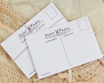 Printable Blank Postcards | 4x6 Postcard Template | Blank Advice Cards | Post Cards | Make Your Own Postcard