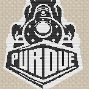 Purdue University Boilermakers OFFICIALLY LICENSED Counted Cross Stitch Kit or Pattern Only