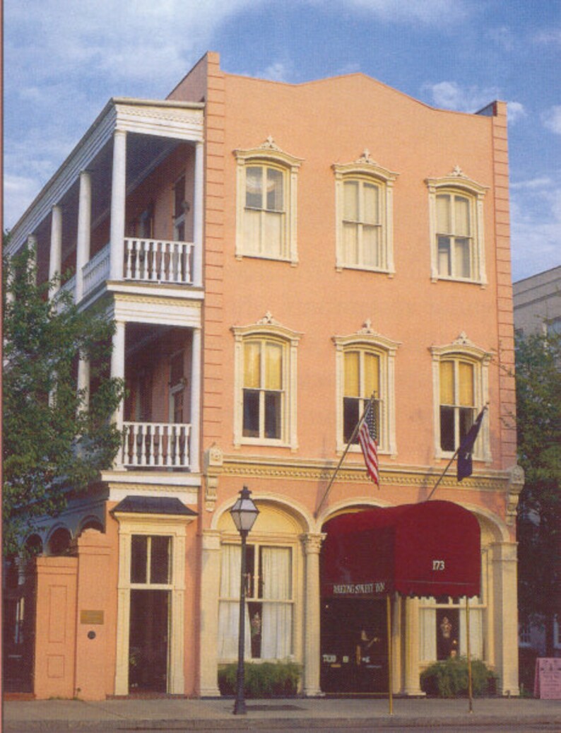 Meeting Street Inn, Charleston, SC Counted Cross Stitch Kit or Pattern