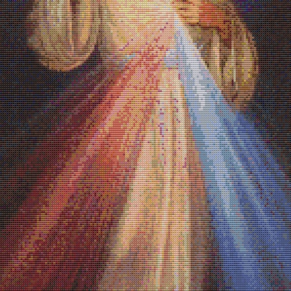 Jesus counted cross stitch kits etsy