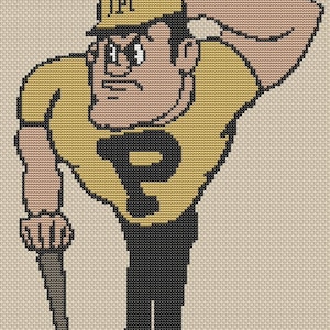 Purdue University Perdue Pete OFFICIALLY LICENSED Counted Cross Stitch Kit or Pattern Only