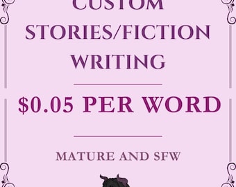 FICCIÓN PERSONALIZADA A MEDIDA: escritos e historias creados por encargo exclusivamente para ti.