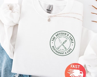 Custom Logo Crewneck Sweatshirt | Personalized Custom Text Sweatshirt | Custom Team Sweater | Business Logo Shirt | Custom Text Hoodie Gift