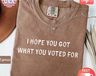 Comfort Colors® Subtle Anti Trump Shirt | FDT Anti Maga T-Shirt | Liberal Shirt | Democrat Shirt | Feminist Shirt | Funny Political Shirt