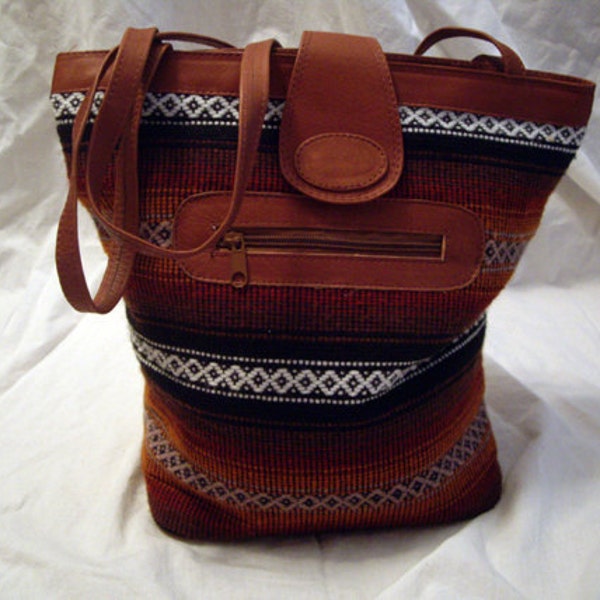 Southwest Purse with Earth Tone Stripes