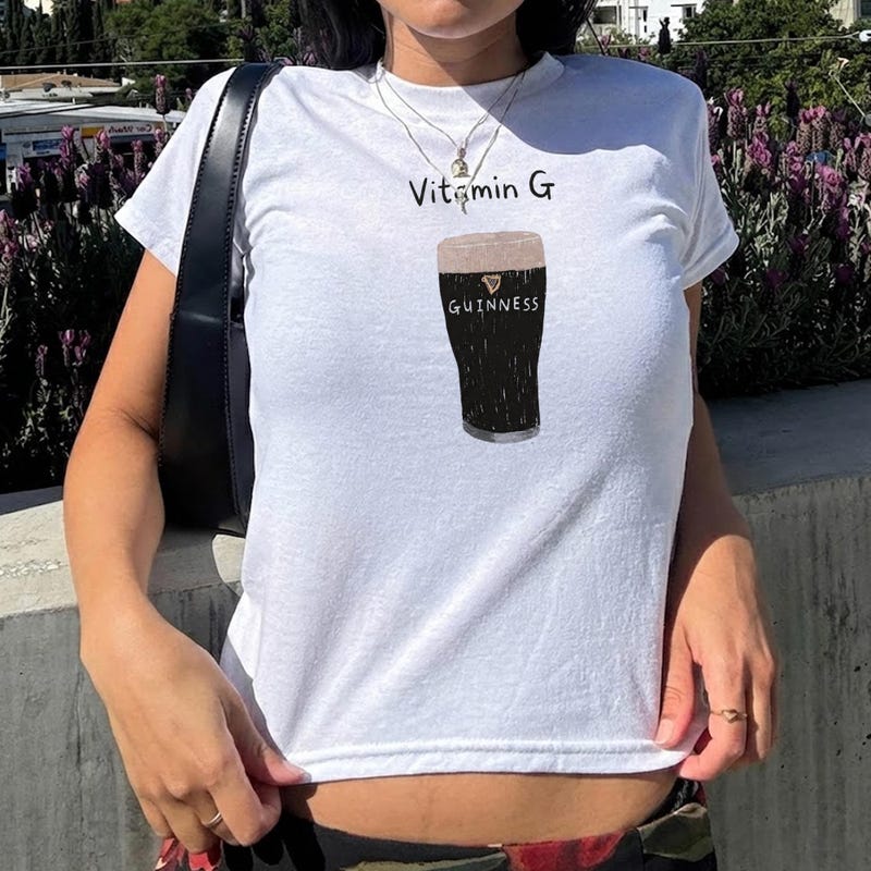 Guinness Crop Tops - Etsy UK