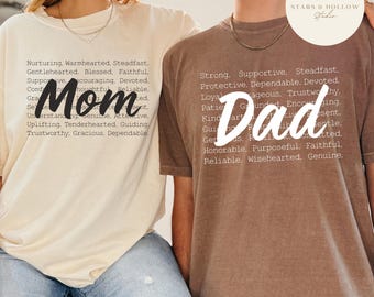 Mom and Dad Word Block SVG PNG | Parent Definition Designs (Digital Download)