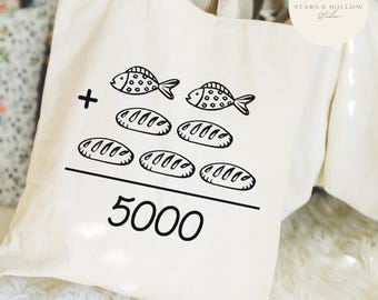 Jesus Feeds 5000 Design | Christian SVG PNG (Digital Download)