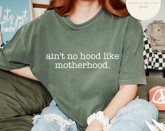 Ain’t No Hood Like Motherhood SVG PNG | Christian Mom Shirt (Digital Download)