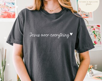 Jesus über alles SVG | Christlicher Glaube Zitat Design (Digitaler Download)