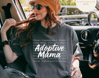 Adoptive Mama SVG PNG |  Adoption Quote SVG,  Mom Cricut Cut File (Digital Download)