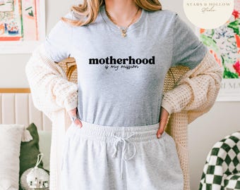 Motherhood Is My Mission SVG | Christian Mom Life Design (Digital Download)