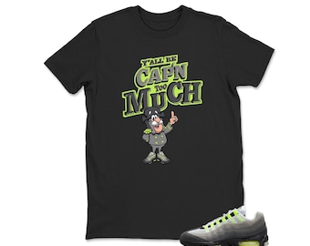 Air Max 95 Big Bubble Neon Yellow Black Cool Grey 2026 OG T Shirt Match Cap too Much