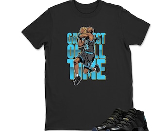 Shirt Black to Match Jordan 11 Gamma, Sneaker Jordan 11 Gamma Matching Sneaker Tee Shirt Black