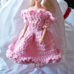 Pdf Crochet Pattern for Afternoon Dress for Fashion Dolls image 2