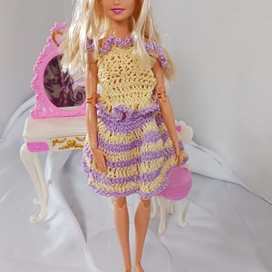 Fashion Doll Summer Skirt and Blouse Set, PDF Pattern