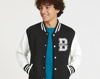 Spersonalizowana dziecięca kurtka uniwersytecka – w stylu Letterman