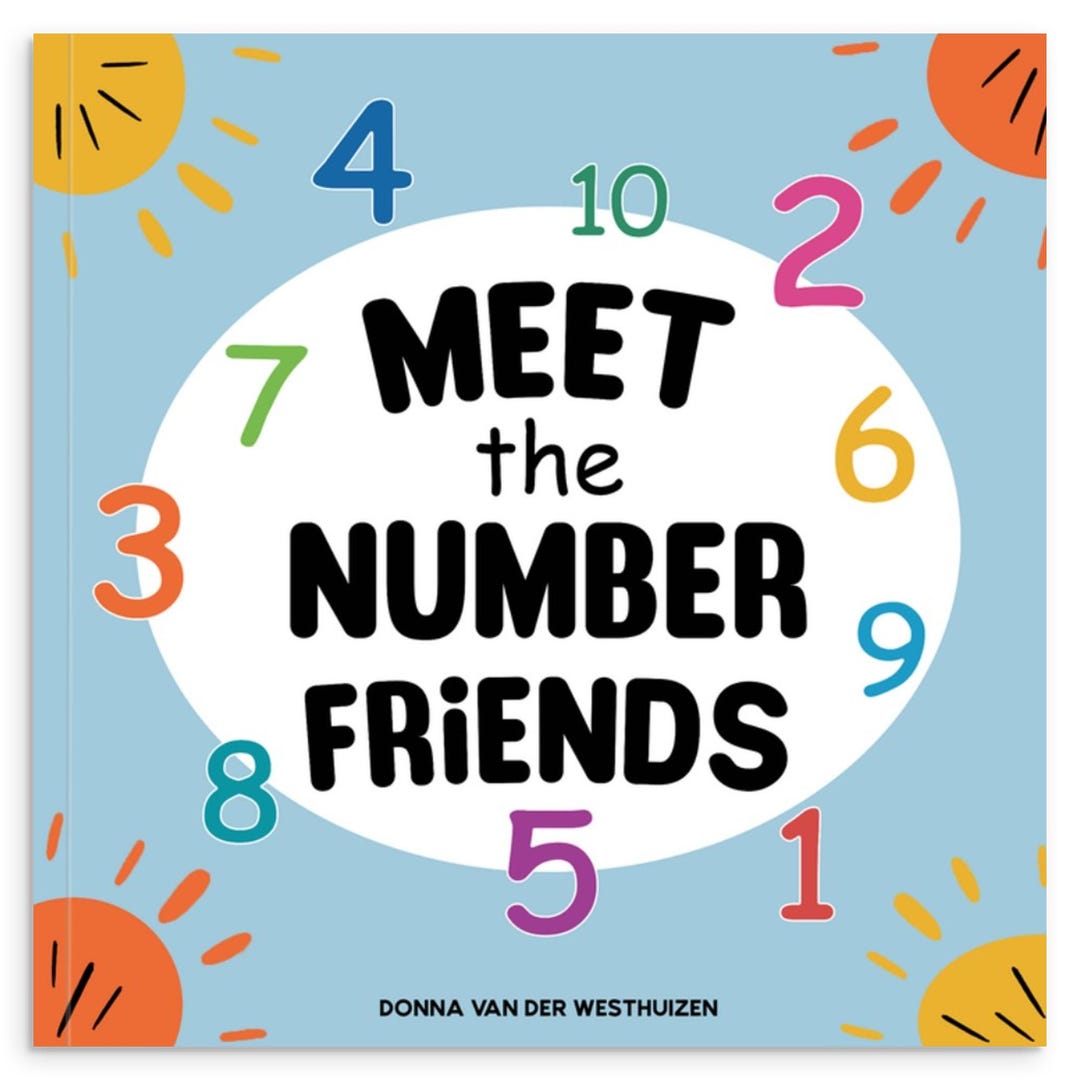 Friend Num Meet the Number Friends: Fun Learning Book for Toddlers - Etsy