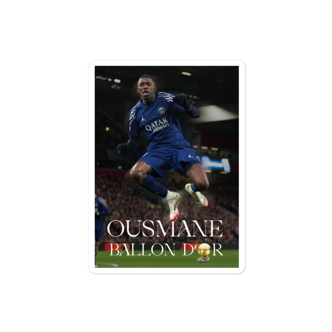 Ousmane Dembélé Balloon D'or Sticker - Etsy