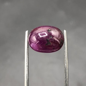 11.60 CT Natural African Ruby Cabochon, Oval Shape (19 x 6 x 6 mm)
