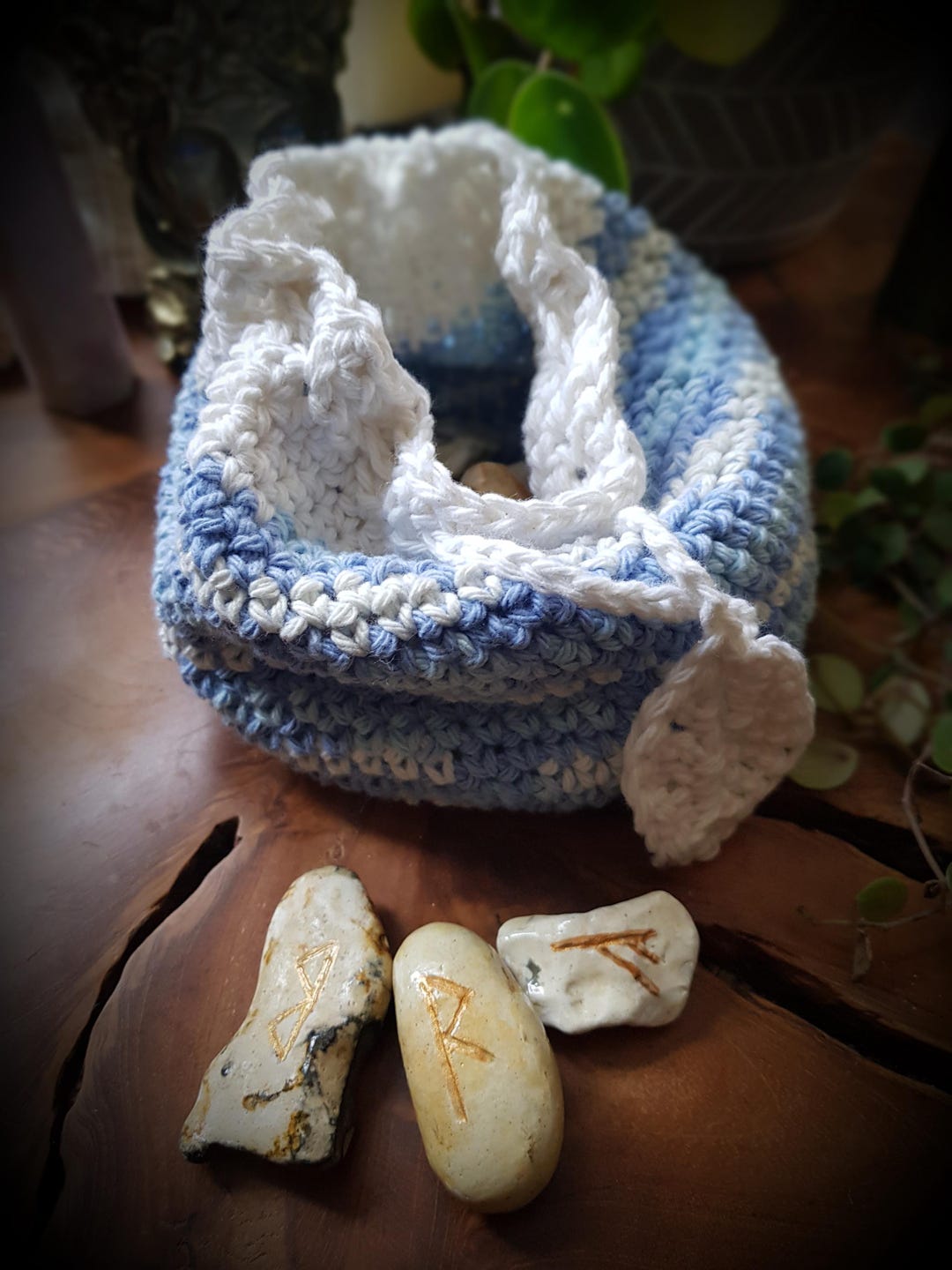 Handmade Crochet Rune Pouch ~ Crochet Mini Bag - Etsy
