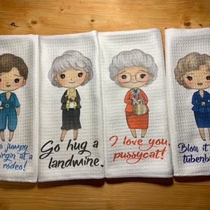 Golden Girls Kitchen Hand Towels