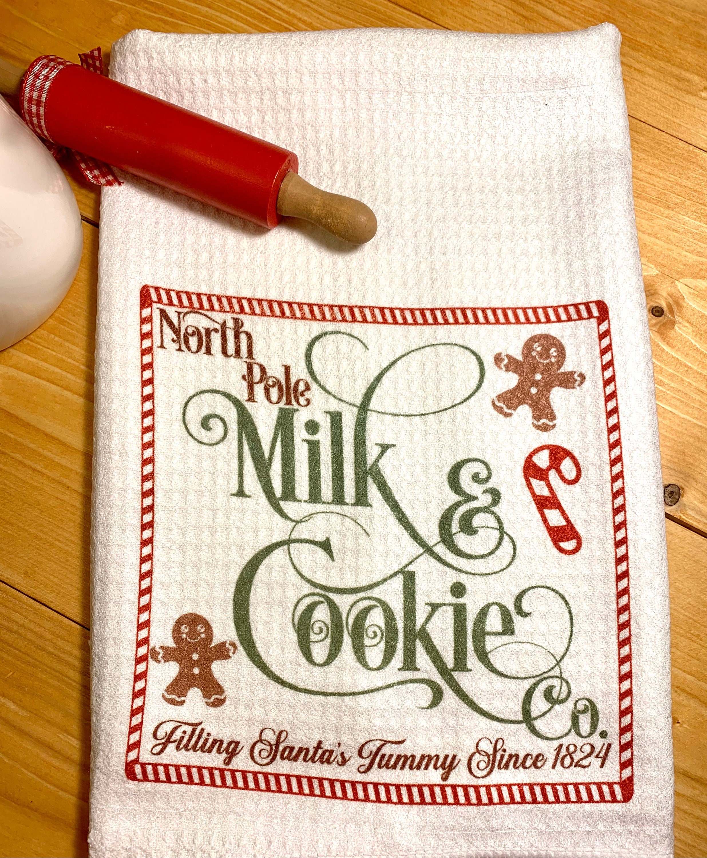 Milk & Cookies - Kitchen Dish Towel & Hand towel